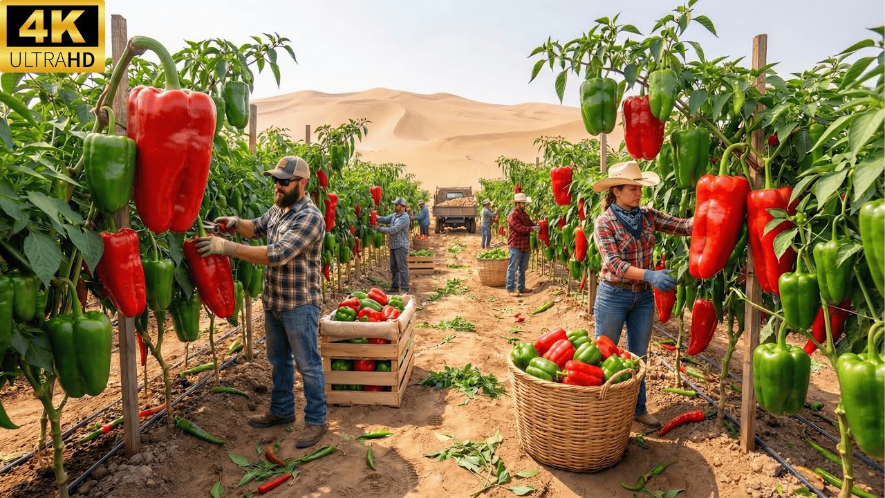 They Tried Growing Peppers in the Desert — What Happened Next Was Unbelievable