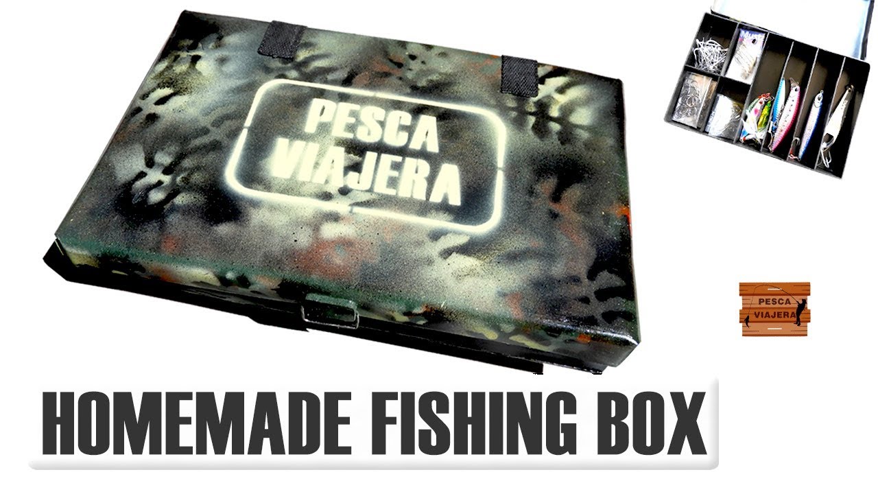 Самодельная рыболовная шкатулка для рыболовных приманок и аксессуаров