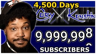 CoryxKenshin Hitting 10 Million Subscribers! (Starting From 0) @YT_Battles
