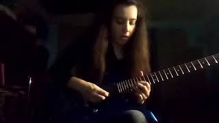 Heathen - Prisoners of Fate (final solo) (guitar cover)