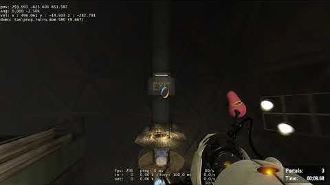 Portal 2 TAS  | Propulsion Intro 10.783