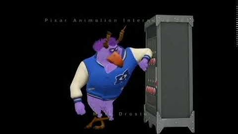 |Monsters University| Brock Pearson Test Animation with Sound Part 1