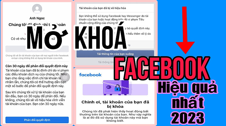 Dịch vụ mở khóa facebook vô hiệu hóa