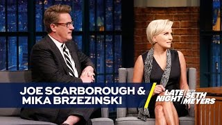 Joe scarborough and mika brzezinski talk to seth about how they upset
trump.» subscribe late night: http://bit.ly/latenightseth» get more
night with ...