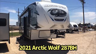2021 Forest River Cherokee Arctic Wolf 287BH Bunkhouse 5th Wheel
