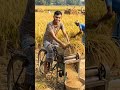 🚲 He made a rice threshing machine out of a bicycle! Amazing invention of a village boy 🌾