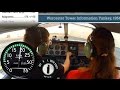 Piper Warrior Startup to Landing with ATC Text, Gauges, and Checklists