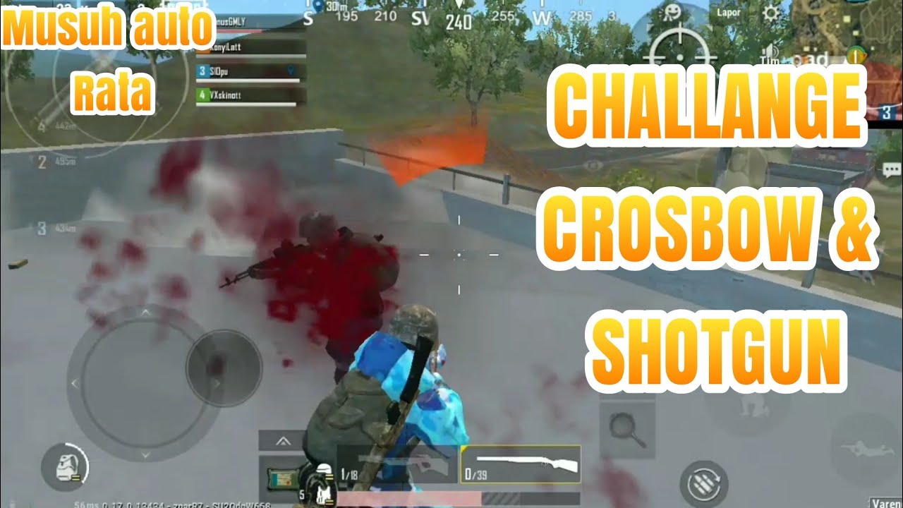 Pubg mobile lite game play, CROSBOW & SHOTGUN CHALLANGE - YouTube