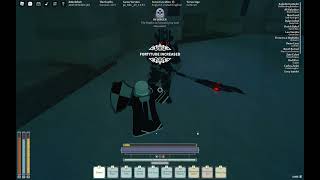 Using a boulder to beat the Enforcer (Deepwoken)