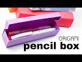 Origami Pencil Box Tutorial - DIY - Paper Kawaii