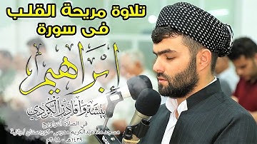 تلاوة  هادية فى سورة ابراهيم كاملة للقارئ بيشةوا قادر الكردى
