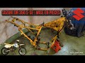 Suzuki dr 350 s  se  restauration  episode 2  dpose du moteur et mise en pices 