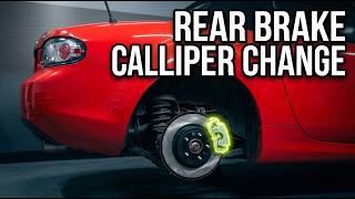 NC MX5 MIATA REAR BRAKE CALLIPER REPLACEMENT : BACK TO BASICS