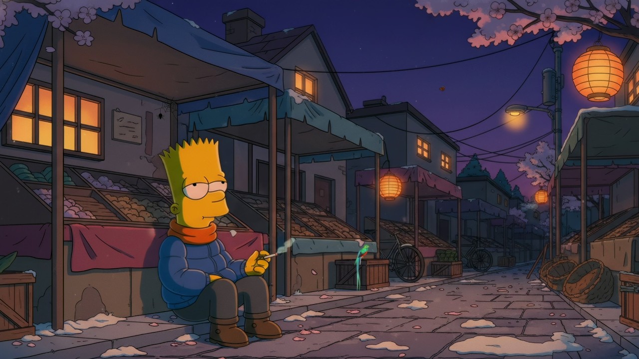 Lofi Night Smoke 🚬 Relaxing Songs For Summer Night