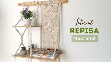 DIY Macrame Shelf Tutorial | Easy Macrame Shelf