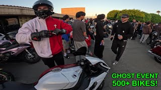 Insane Bike Meet With 500+ Riders!