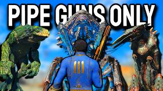 I Beat ALL Of Fallout 4's DLC With ONLY Pipe Weapons