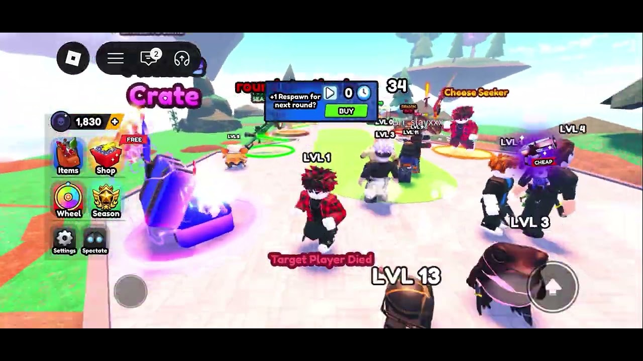 Hide or Die! (3 rounds)