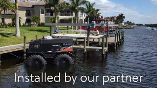 Custom Boat Lift Installation for Argo Sherp Pro XT