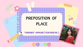 บุพบทบอกตำแหน่ง Preposition of place screenshot 2