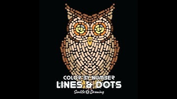 «LINES & DOTS Color By Number» by #SunlifeDrawing