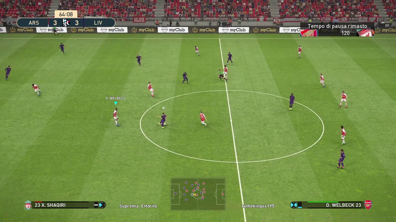 Xxthekingxx195 vs suprema ettorito pes league 2019 season 2 week 2