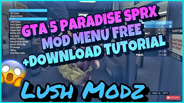 GTA 5 PARADISE SPRX MOD MEN FREE/ MODLOADER + DOWNLOAD TUT