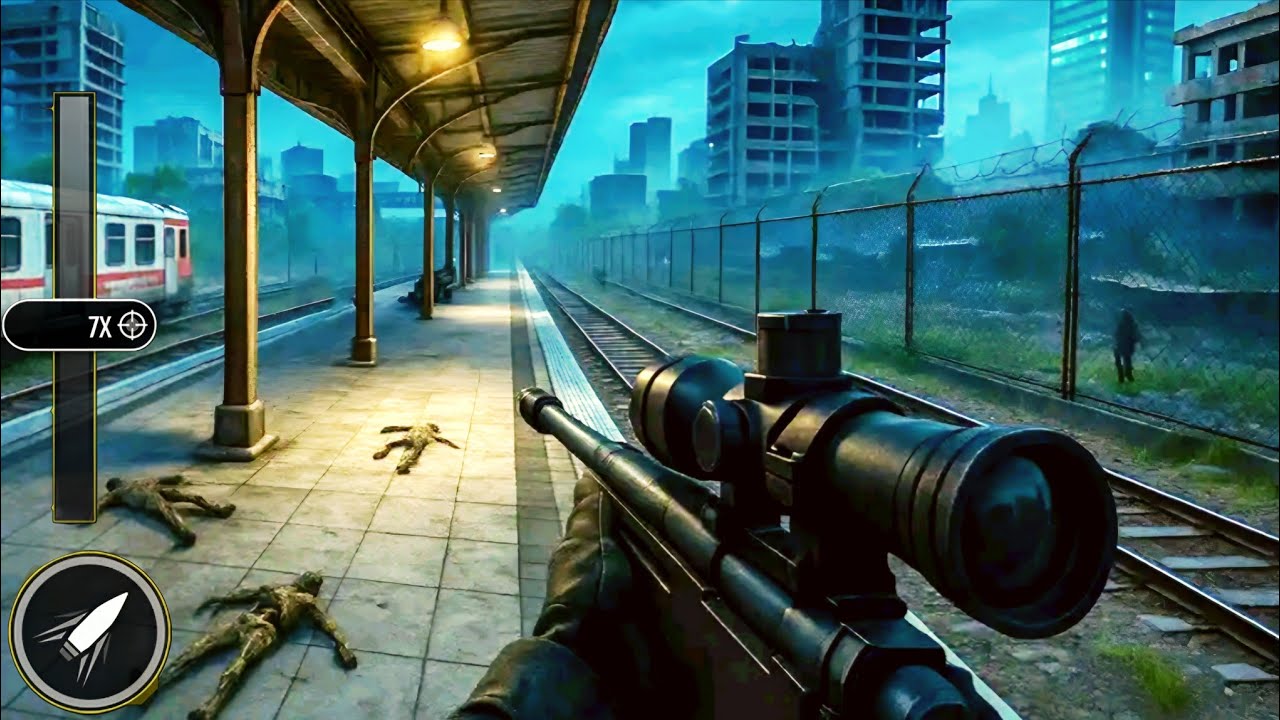 Zombie Sniper Shooting Game _ Android Gameplay