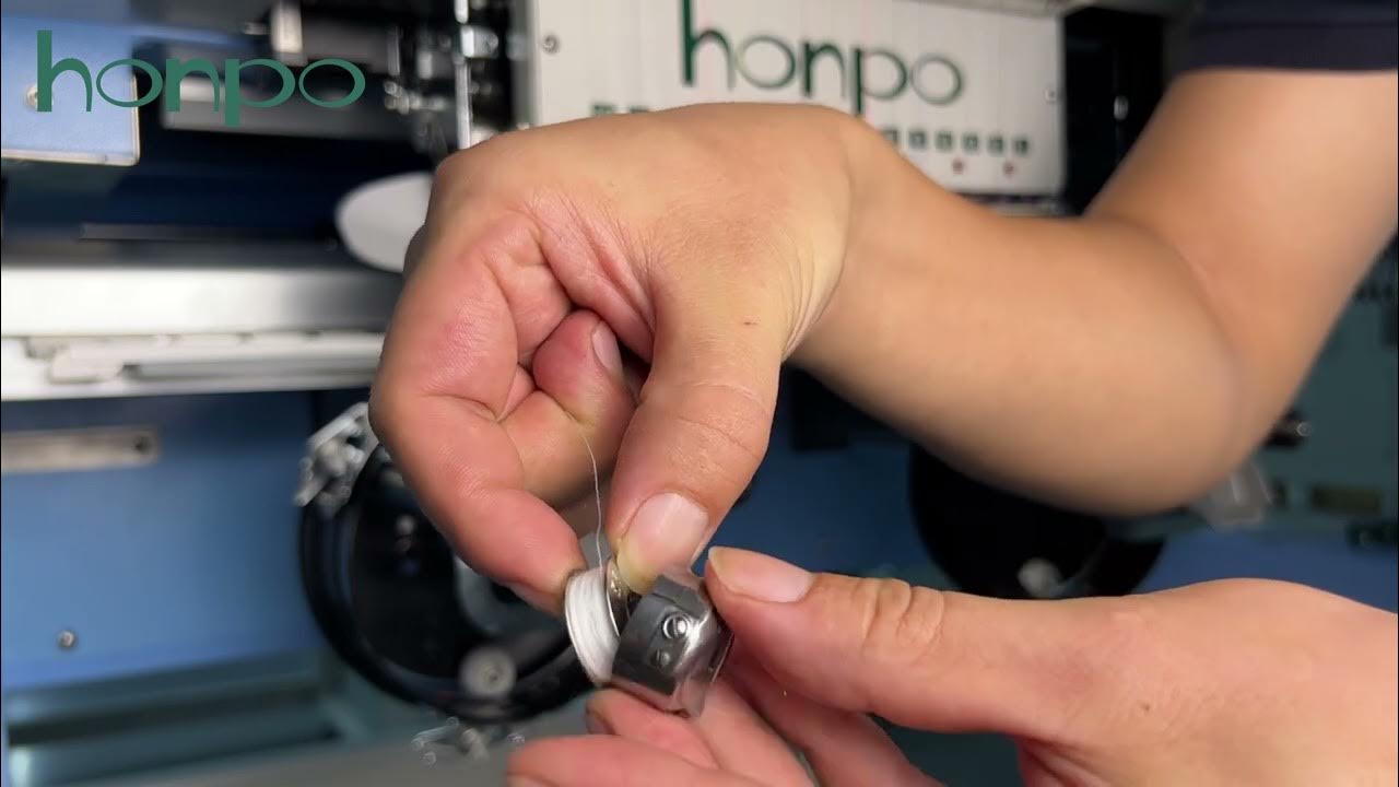 Step7 How to Change and Replace the Bobbin? Honpo Embroidery Machine