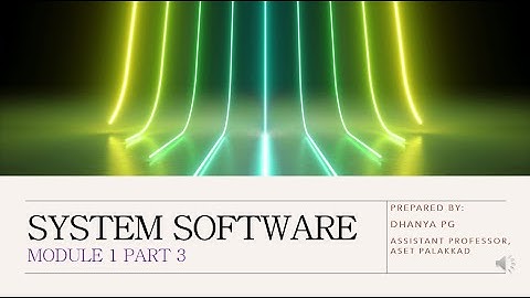 SIC/XE PROGRAMMING & ARCHITECTURE | SYSTEM SOFTWARE | MODULE 1| 5TH SEMESTER KTU   #ktubtech