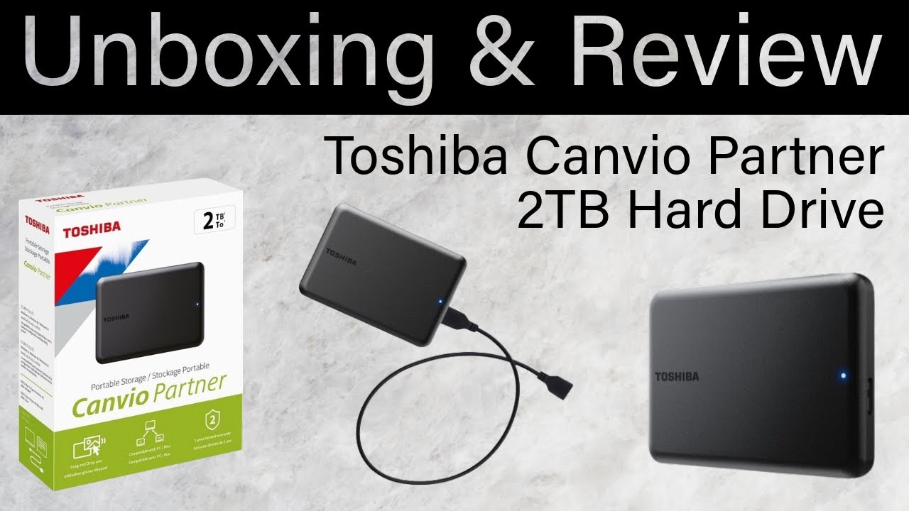Trying out the Toshiba Canvio Advance 2TB Drive - YouTube