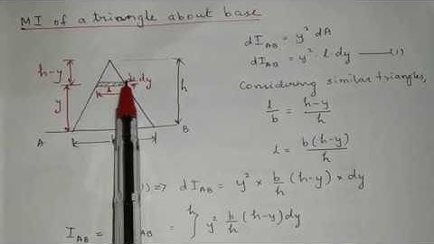 EST 100 Engineering Mechanics - Moment of Inertia Part 4