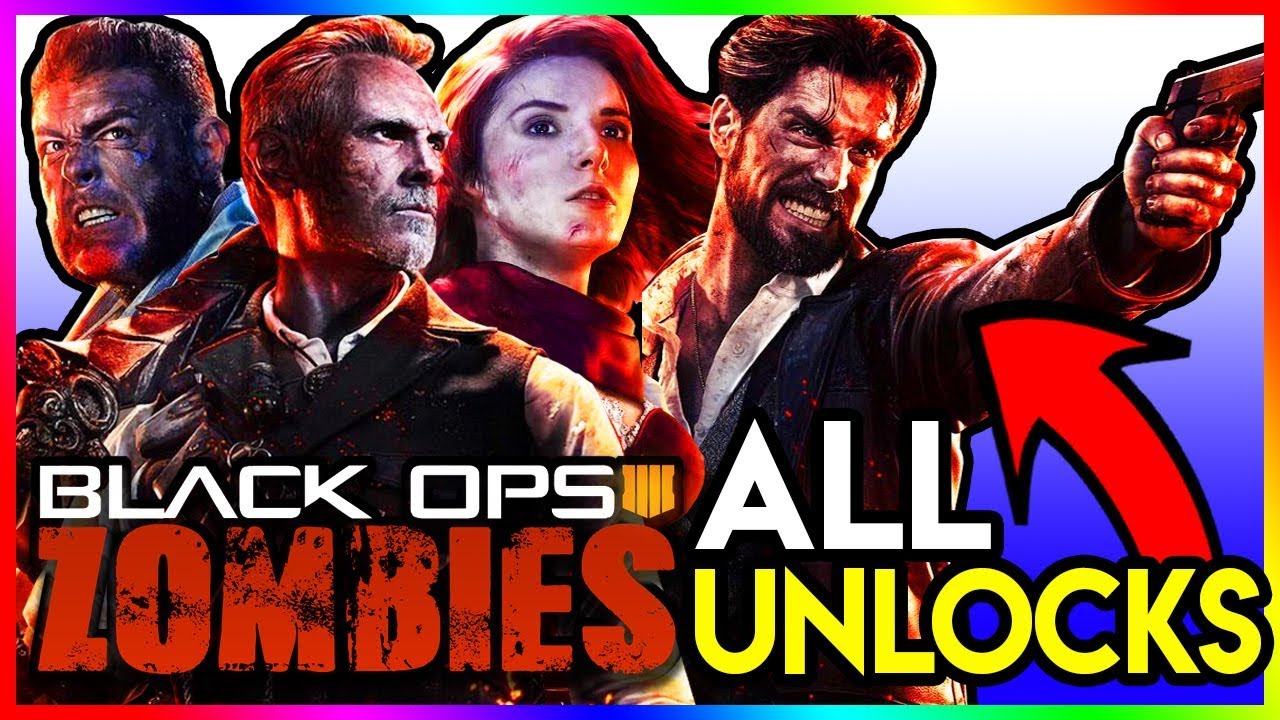 HOW TO UNLOCK ALL CHAOS BLACKOUT ZOMBIES CHARACTERS FAST