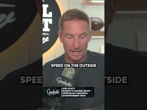 Joel Klatt has high praise for the Ducks - can they win it all? 👀🏆