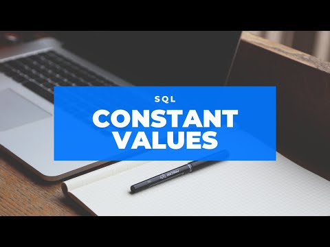 How to implement Constant Values in SQL Database