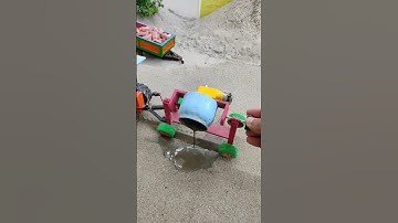 diy mini tractor video | construction machine | tractor wala video | #shorts #youtubeshorts