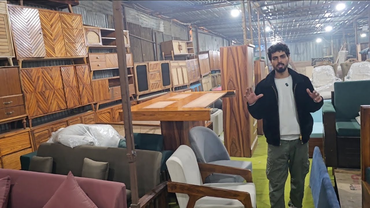 (Woodpa) Sikanderpur furniture market Gurgaon Haryana. all wooden furniture 