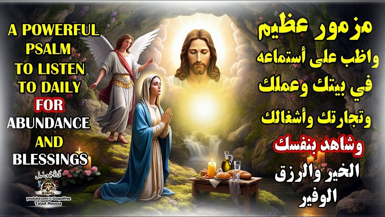 صلاة مزمور قوي لطلب الخير والرزق الوفير واظب على أستماعه  #قناة_جوسبل #جوسبل