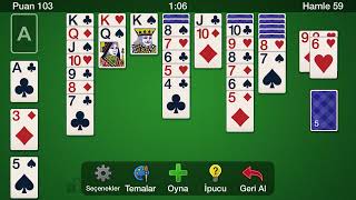 Bitti derken kazanmak / telefonda solitaire  #solitairegame screenshot 3