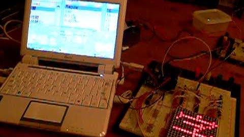 Arduino LED Matrix *Chinese* Font Running Text 1