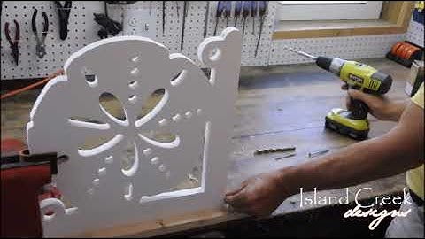 How to Install Corbels & Corner Brackets Island Creek Designs PVC Manufacturing