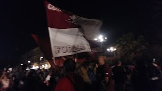 Trapani Calcio serie b 2019 festeggiamenti via fardella e stadio