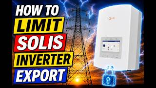 Solis Export Limit - How To