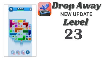 Drop Away Level 23 Walkthrough - NEW UPDATE | Step-by-Step Guide 🧠 | SolutionGuruji