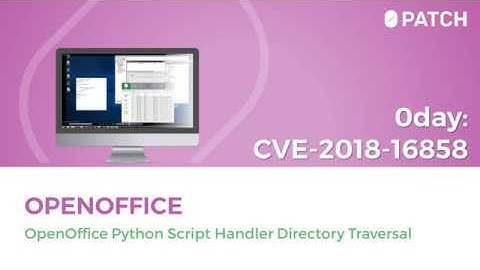 0patching remote code exeuction 0day in OpenOffice (CVE-2018-16858)
