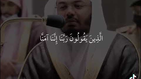 الذين يقولون ربنا اننا امنا فاغفر لنا ذنوبنا للقارئ ياسر الدوسري حفظه الله ورعاه