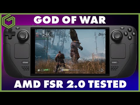 Steam Deck - God of War AMD FSR 2.0 Update Tested