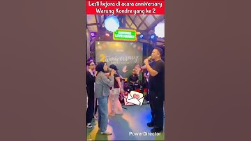Lesti kejora di acara anniversary warung Kondre #lestikejora #rizkybillar #leslar #lestibillar