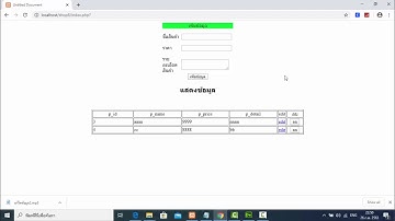 Dreamweaver โปรแกรมลบข้อมูล  PHP mysql EP5