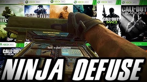 NINJA DEFUSE ON EVERY CALL OF DUTY!!